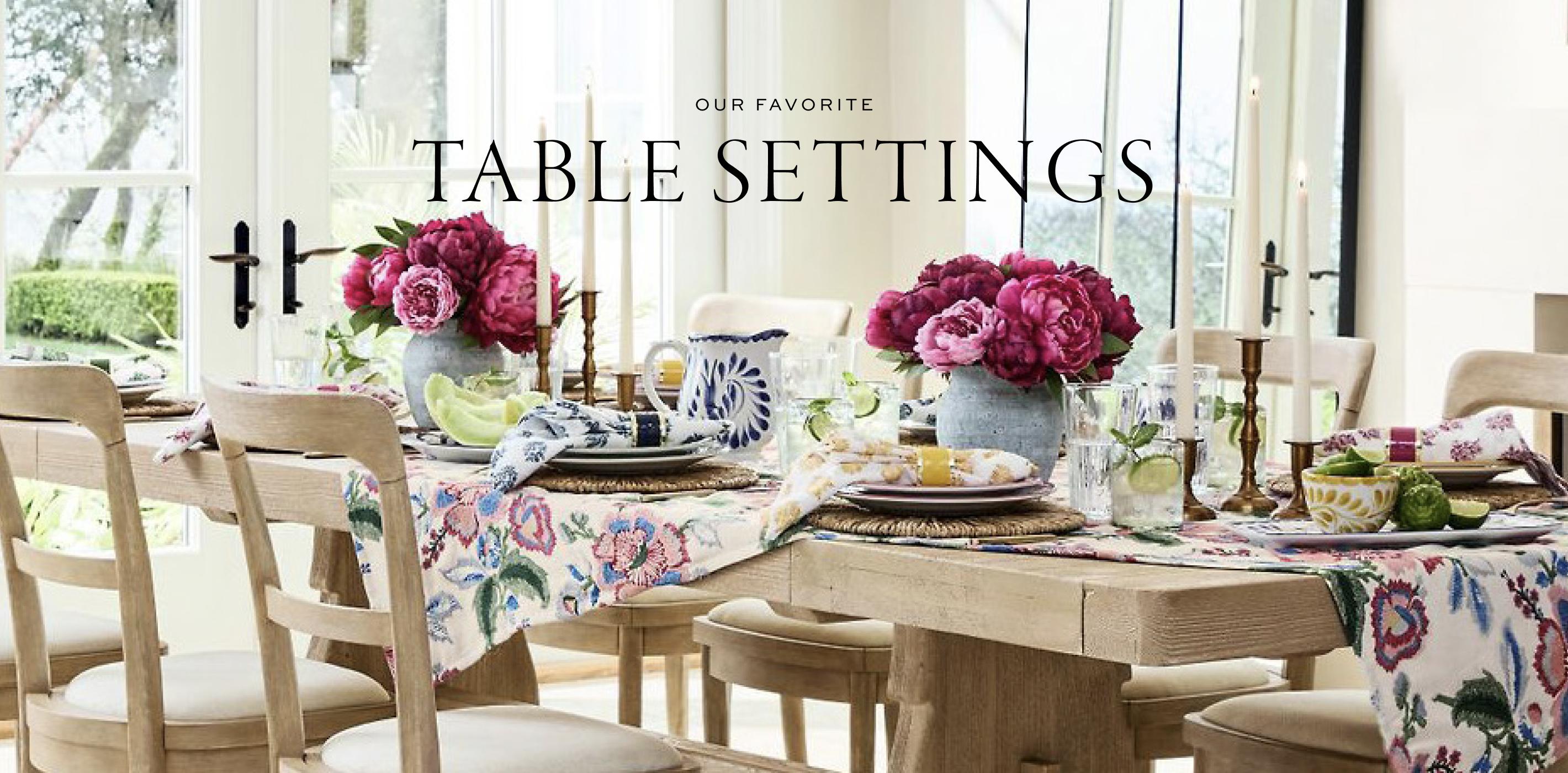 Our Favorite Table Settings