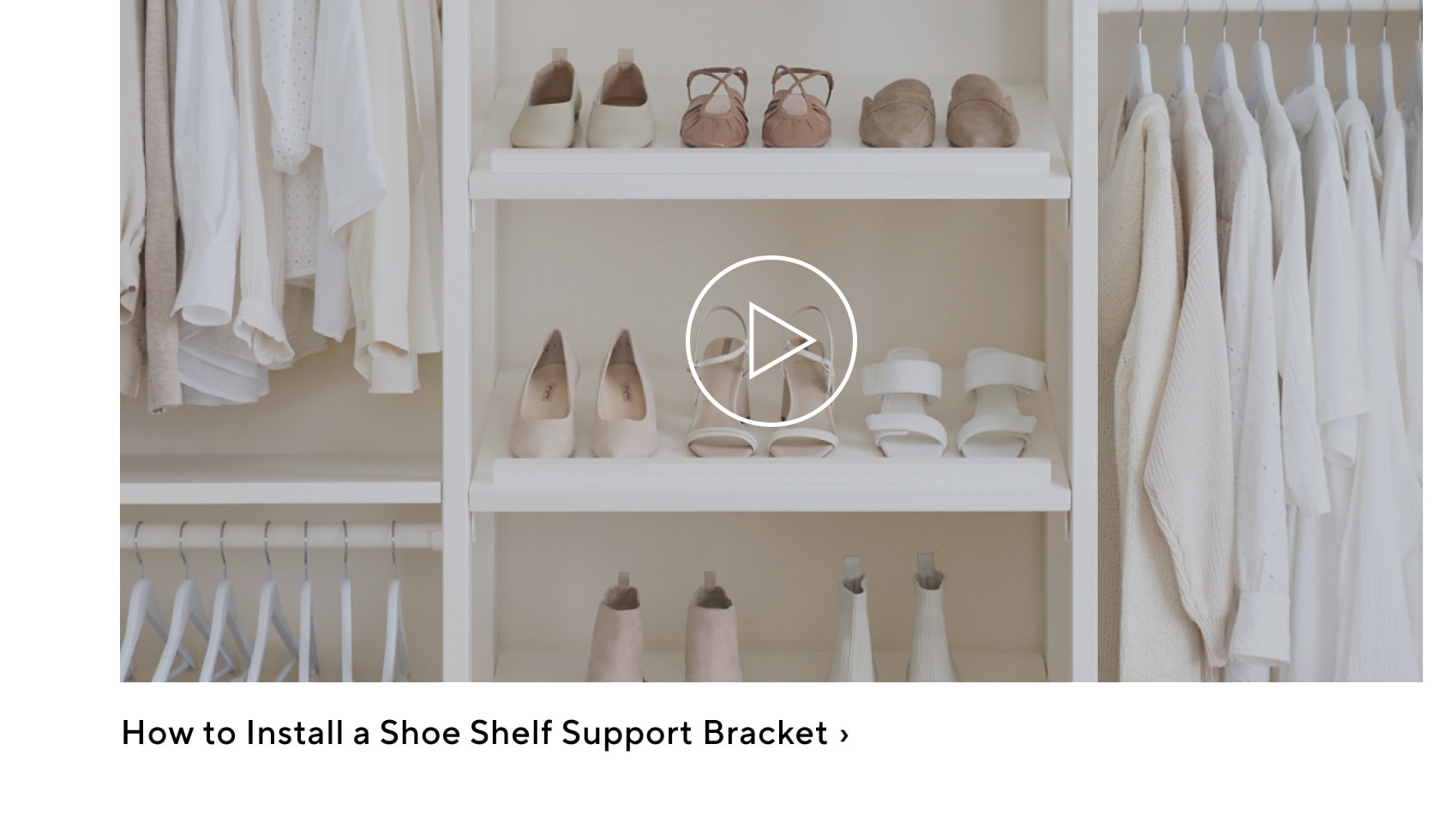 How to Install a Shoe Shelf