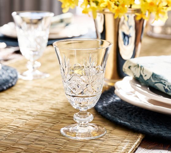 Antique Cut Glass Goblets