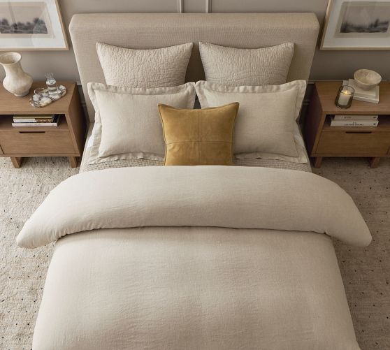 Belgian Flax Linen Duvet Cover & Shams