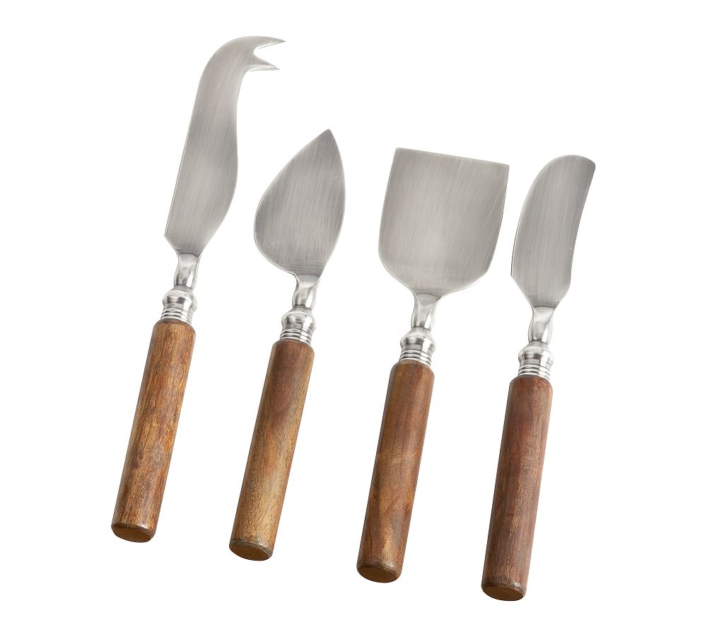 Chateau Wood Handled Cheese Knives - Set of 4