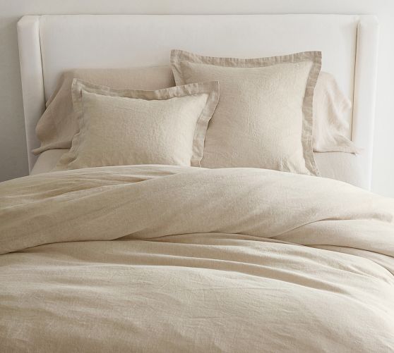 Belgian Flax Linen Duvet Cover & Shams