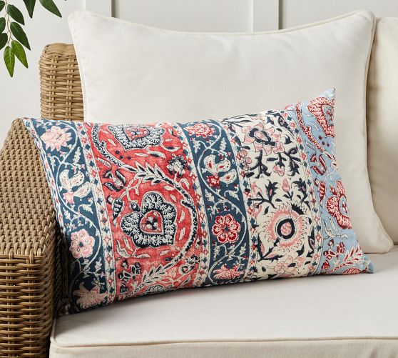 Karina Printed Outdoor Lumbar Pillow