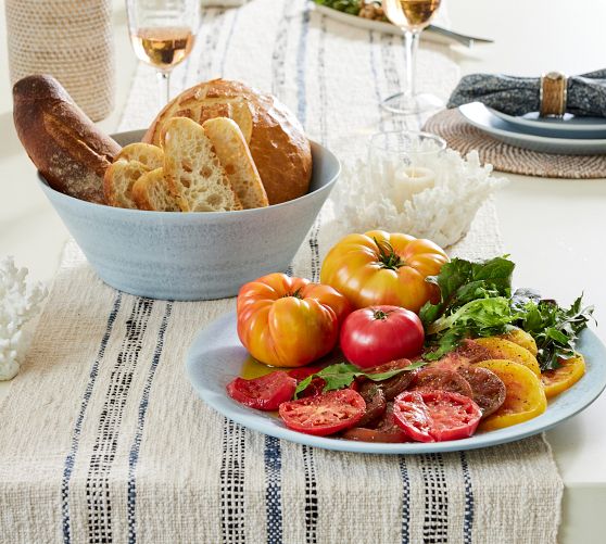 Larkin Outdoor Melamine Serving Bowl & Platter Set