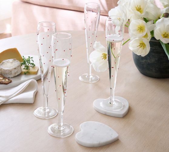 Confetti Celebration Flutes - Set of 4