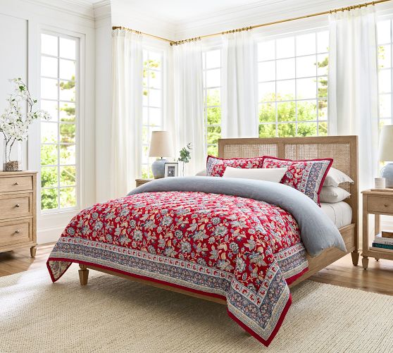 Scarlett Handcrafted Reversible Quilt & Shams