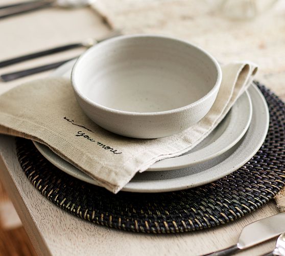 Tava Handwoven Rattan Round Placemat