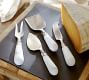 White Marble Cheese Knives - Set of 4