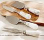 White Marble Cheese Knives - Set of 4